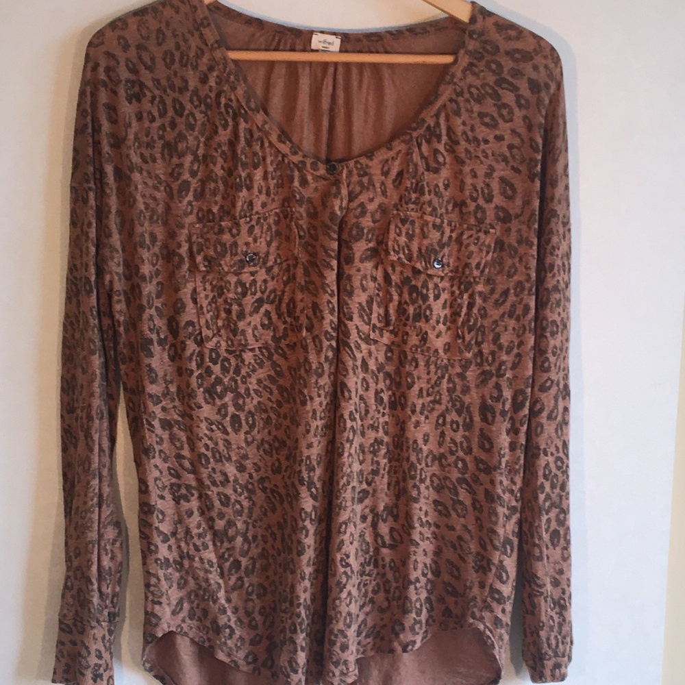 Wilfred Long Sleeve Tunic Top Blouse Size Small